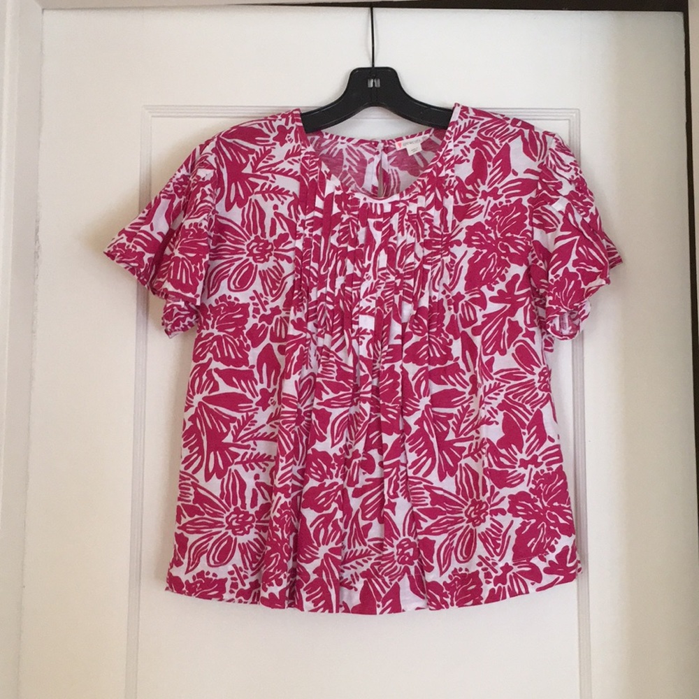 Tropical Crewcuts blouse